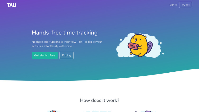 Tali Landing Page