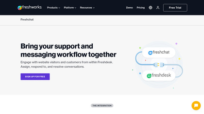 Freshchat + Freshdesk Integration image