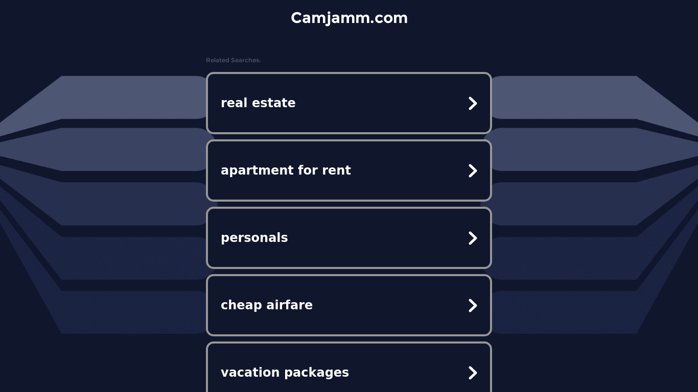 CamJamm Landing page