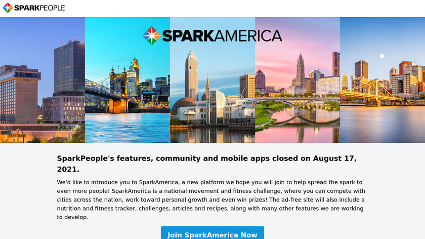 Sparkpeople Landing Page