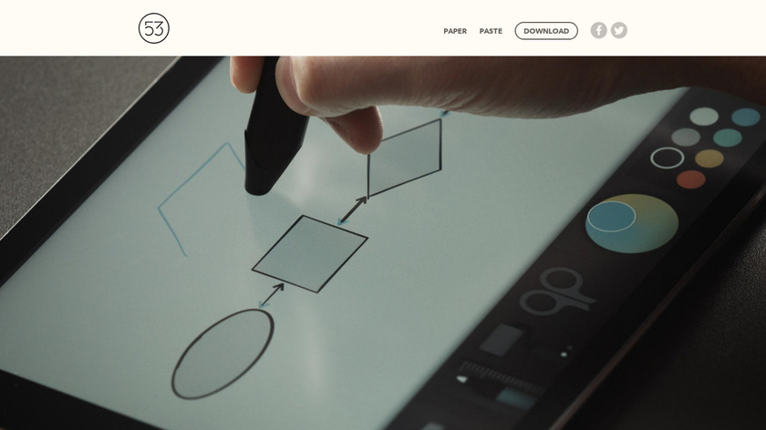 Think Kit by FiftyThree Landing Page