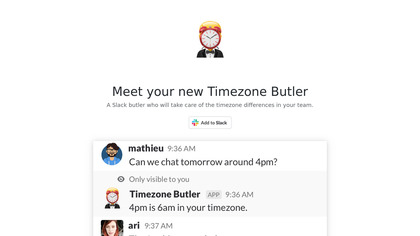 Timezone Butler image