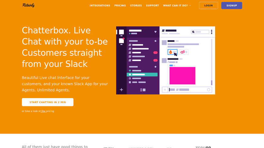 community.gathercustomers.com Chatterbox Landing Page