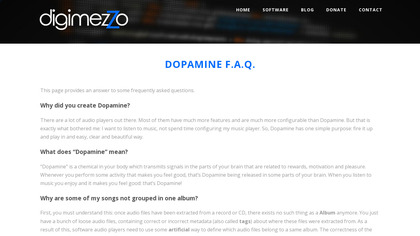 digimezzo.com Dopamine image