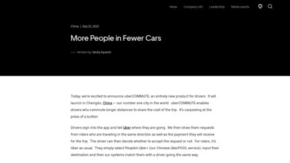 uberCOMMUTE image