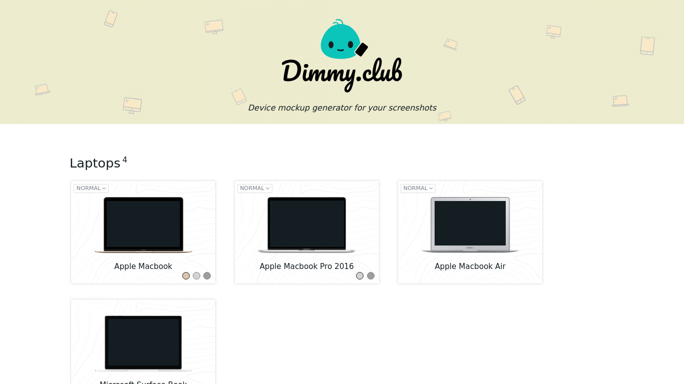 Dimmy.Club Landing page