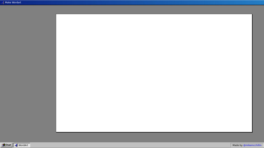 Make WordArt Landing Page