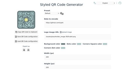 Styled QR Code Generator image