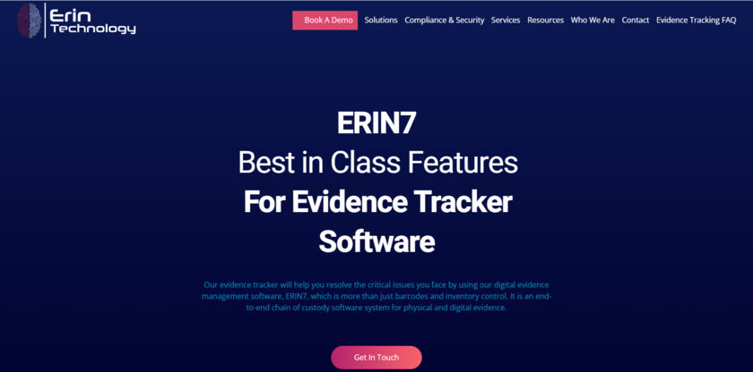 ERIN7 Landing Page