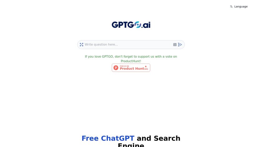 GptGo Landing Page