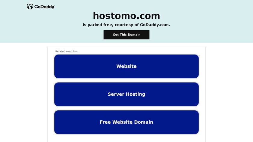 Hostomo Landing Page