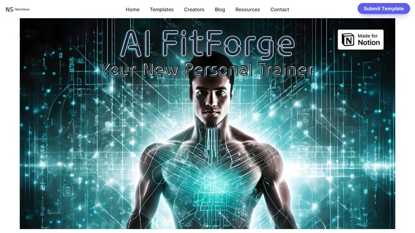 AI FitForge Landing Page