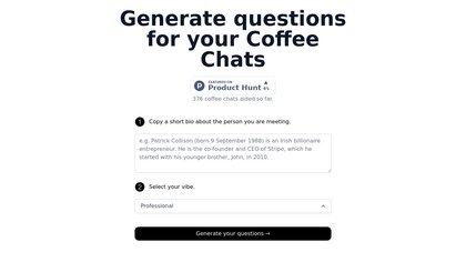 Coffee Chat AI image