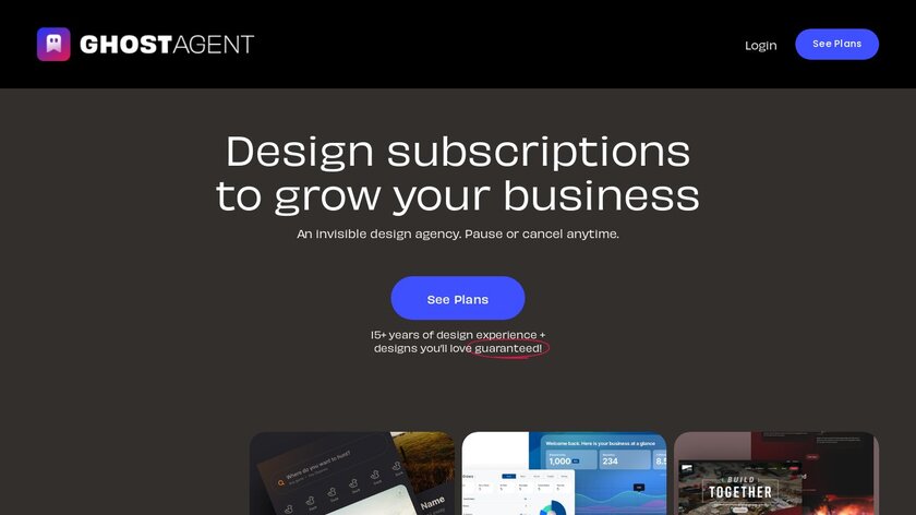 GhostAgent Landing Page