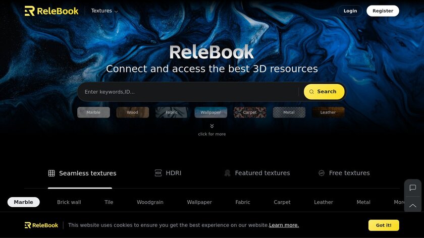 ReleBook Landing Page