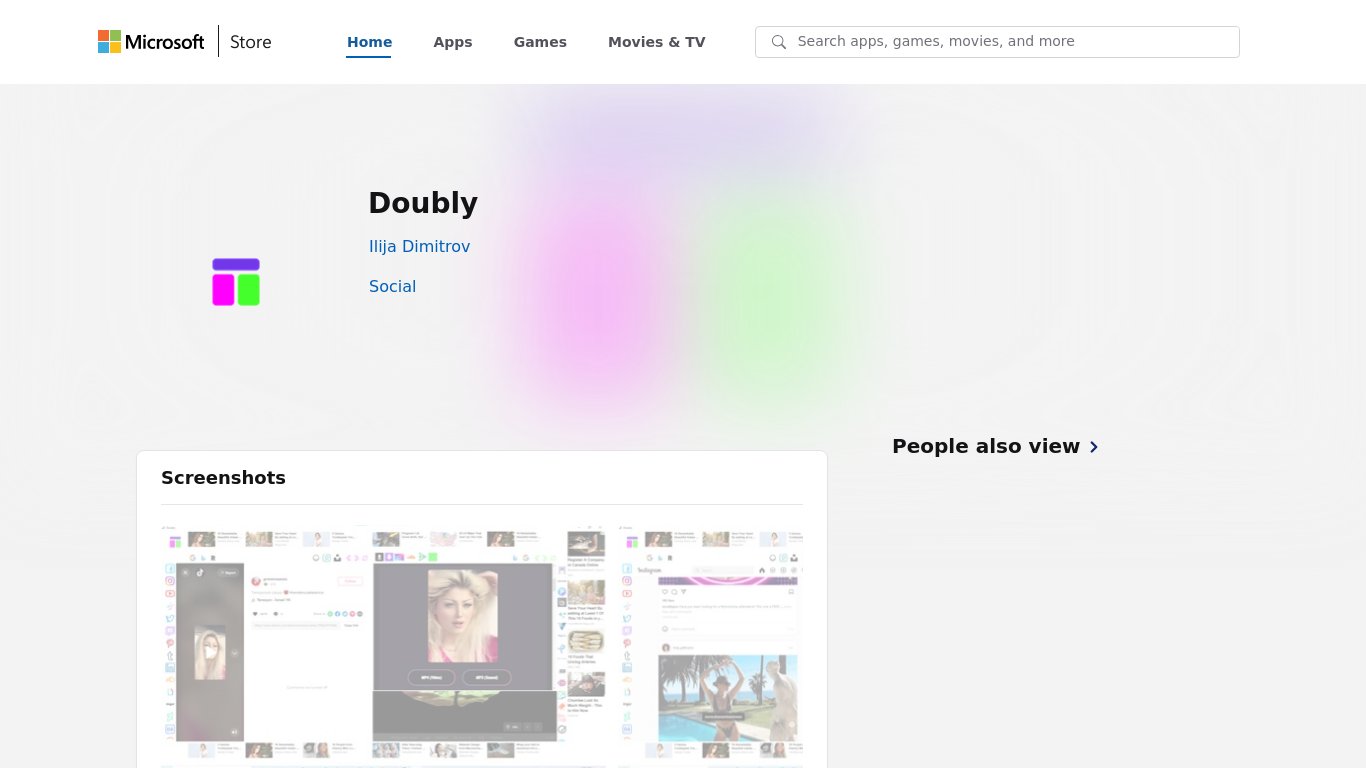 Doubly Landing page