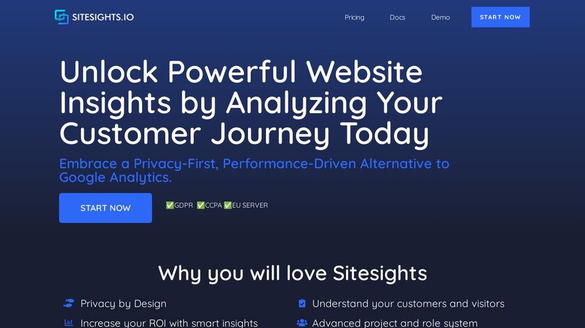Sitesights.io Landing Page