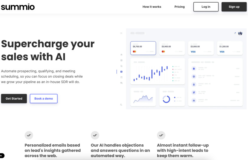Summio.co Landing Page