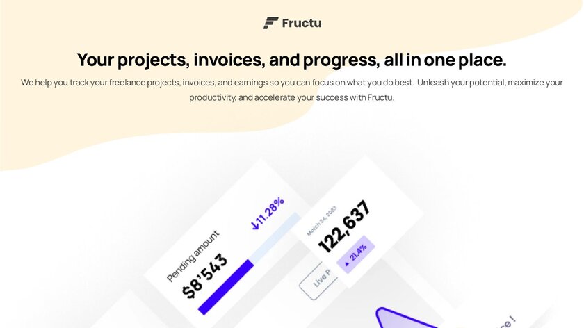 Fructu Landing Page