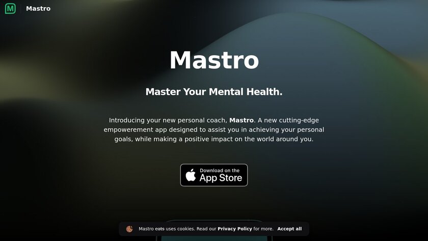 Mastro AI Landing Page