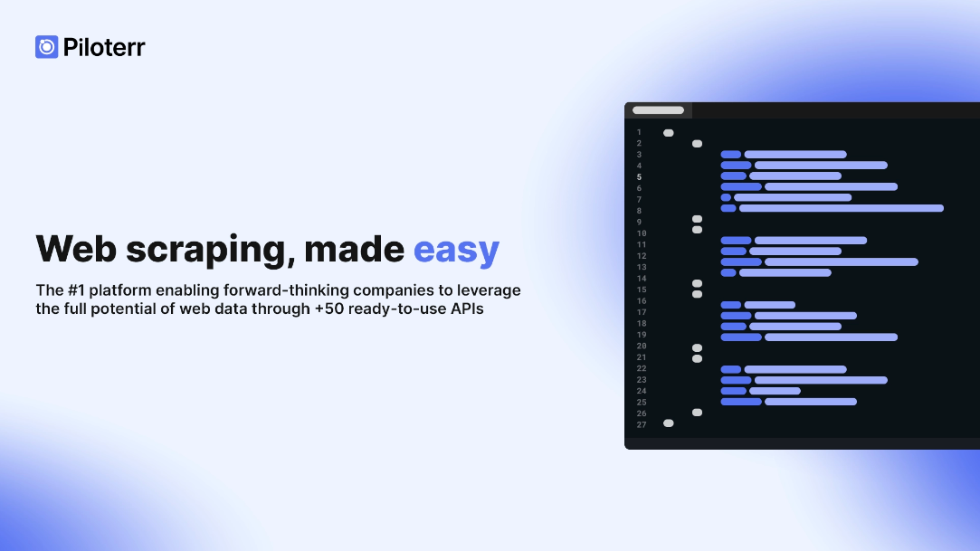 Piloterr Landing page