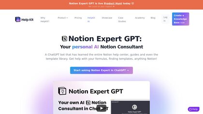 Notion Expert GPT by HelpKit screenshot