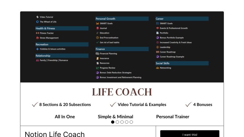 Life Coach Landing Page
