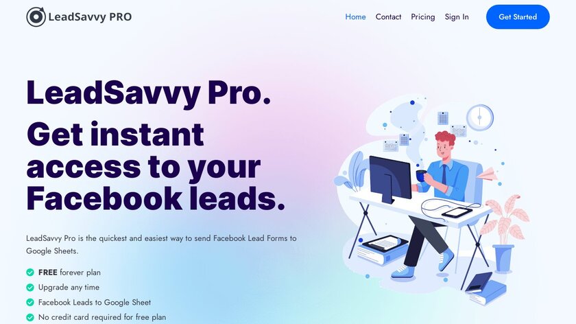 LeadSavvy Pro Landing Page