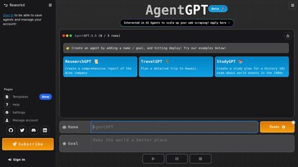 AgentGPT image