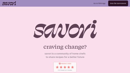 savori app - Food managed. image