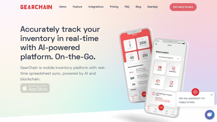 GearChain Landing Page