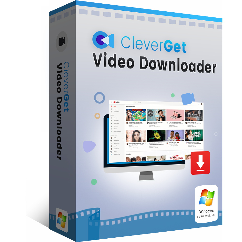 CleverGet Video Downloader Landing page