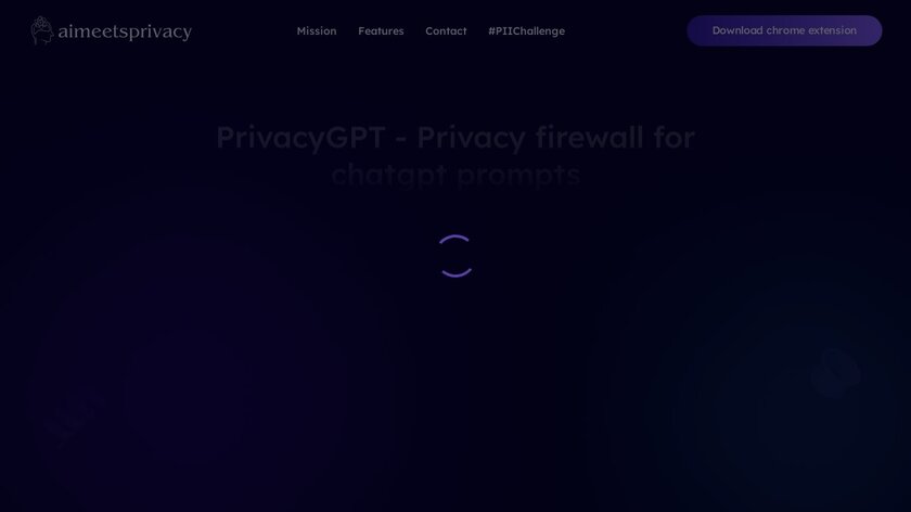 PrivacyGPT Landing Page
