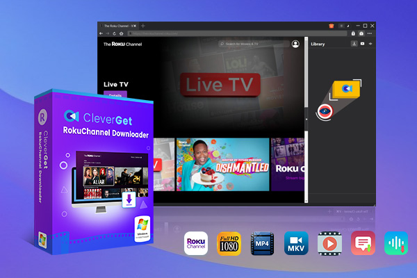 CleverGet Roku Channel Downloader Landing page