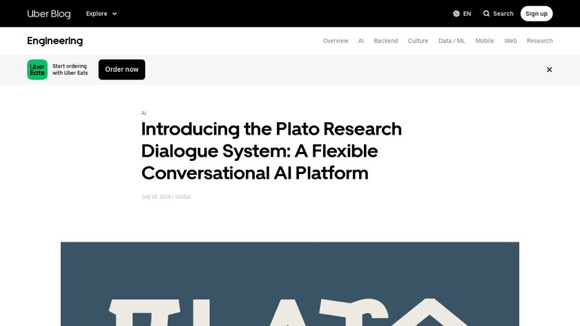 Plato Research Dialogue System Landing Page