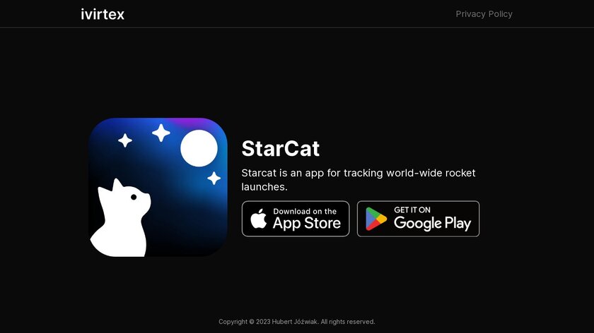 StarCat Landing Page