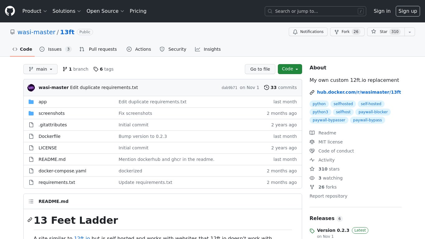 13 Feet Ladder Landing page