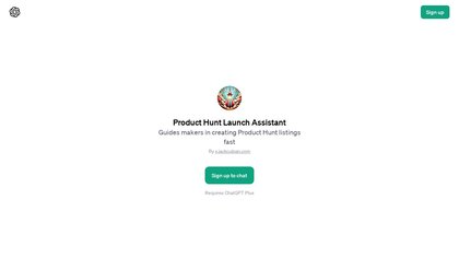 Product Hunt GPT Launch Assistant image
