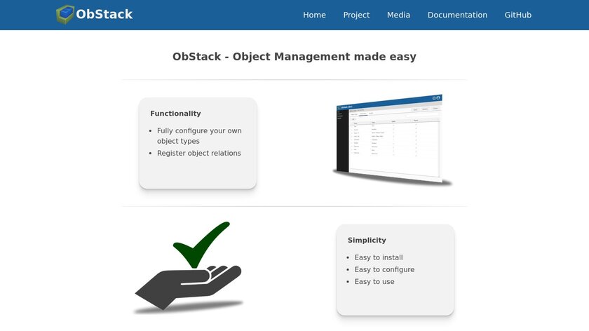 ObStack Landing Page