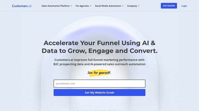 Customers.AI Website Identity Pixel Landing Page