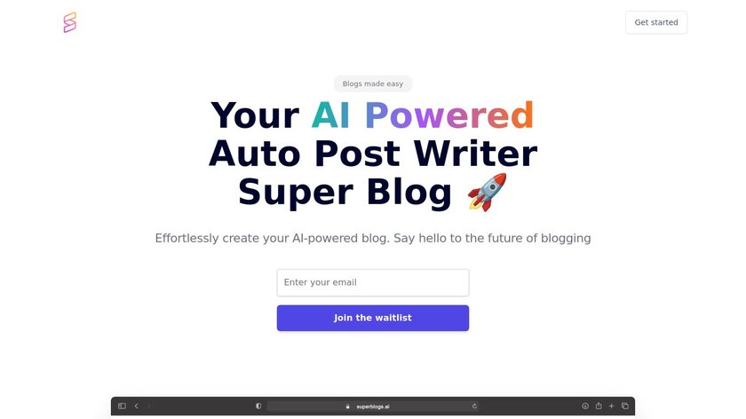 Superblogs Landing Page