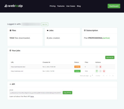webtozip image