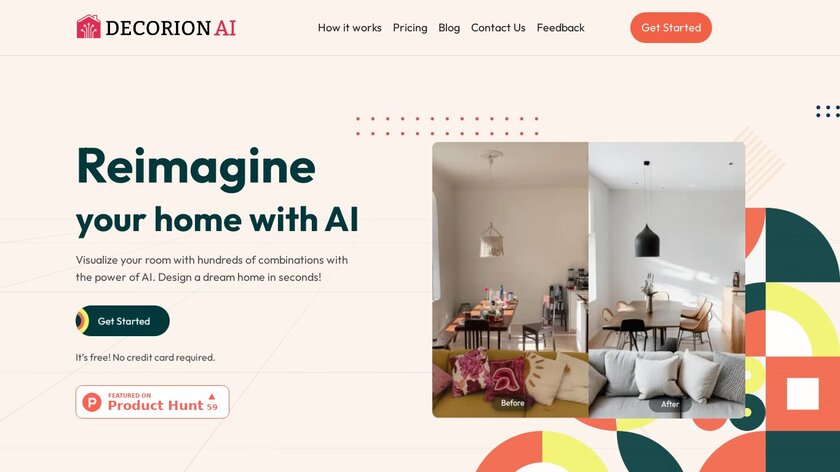 Decorion AI Landing Page