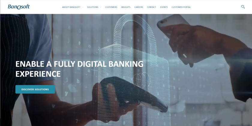 Banqsoft Landing Page