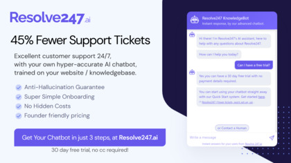 Resolve247.ai screenshot