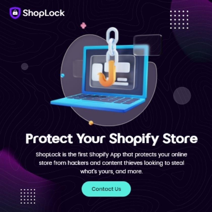 ShopLock Landing Page
