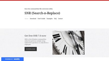 SNR (Search-n-Replace) image