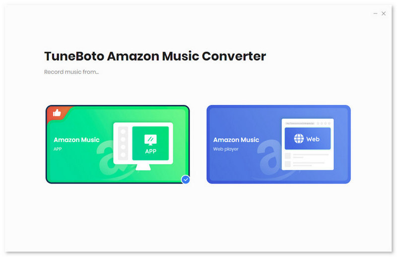 TuneBoto Amazon Music Converter main interface