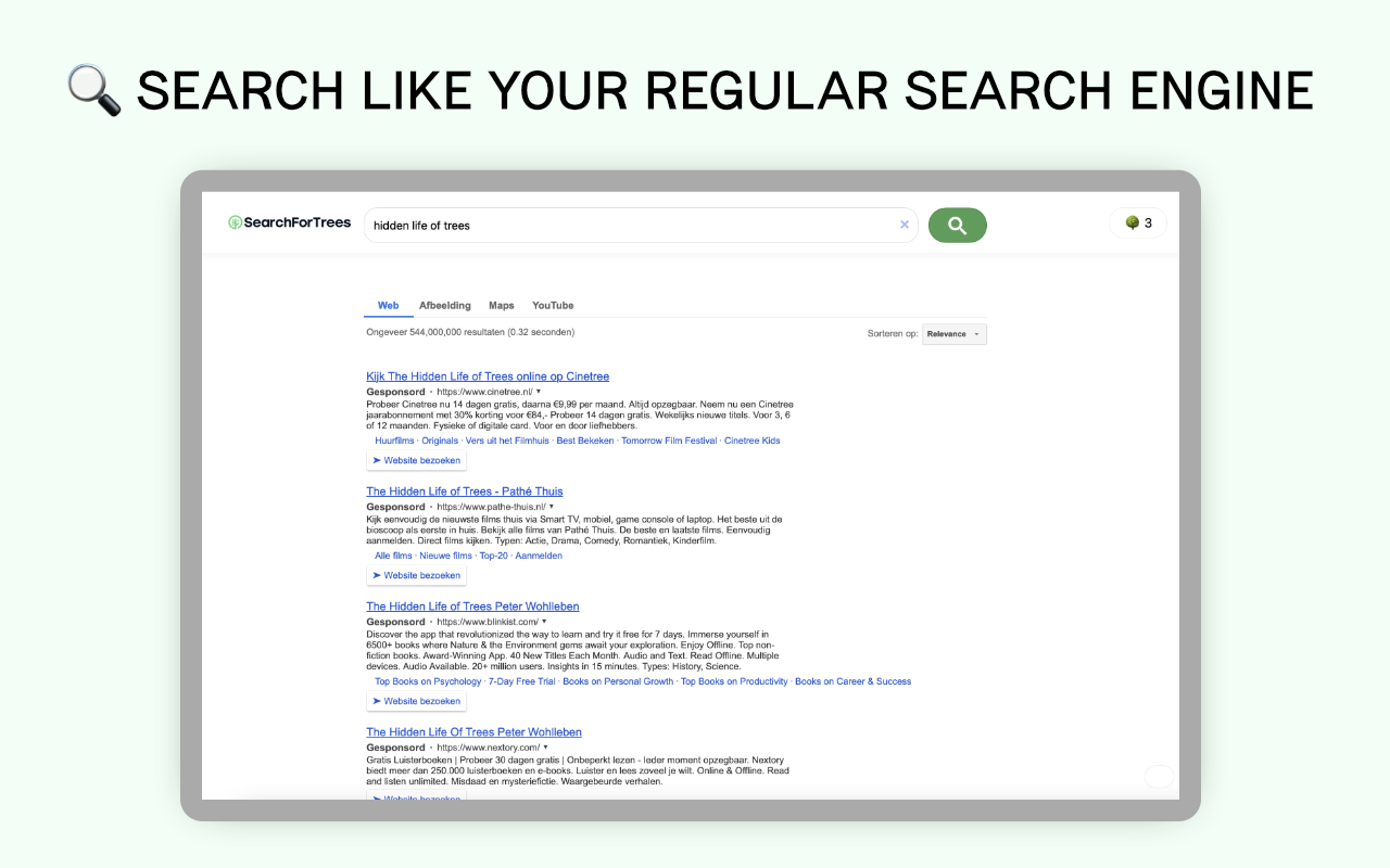 Search For Trees Search Like Your Regular Search Engine