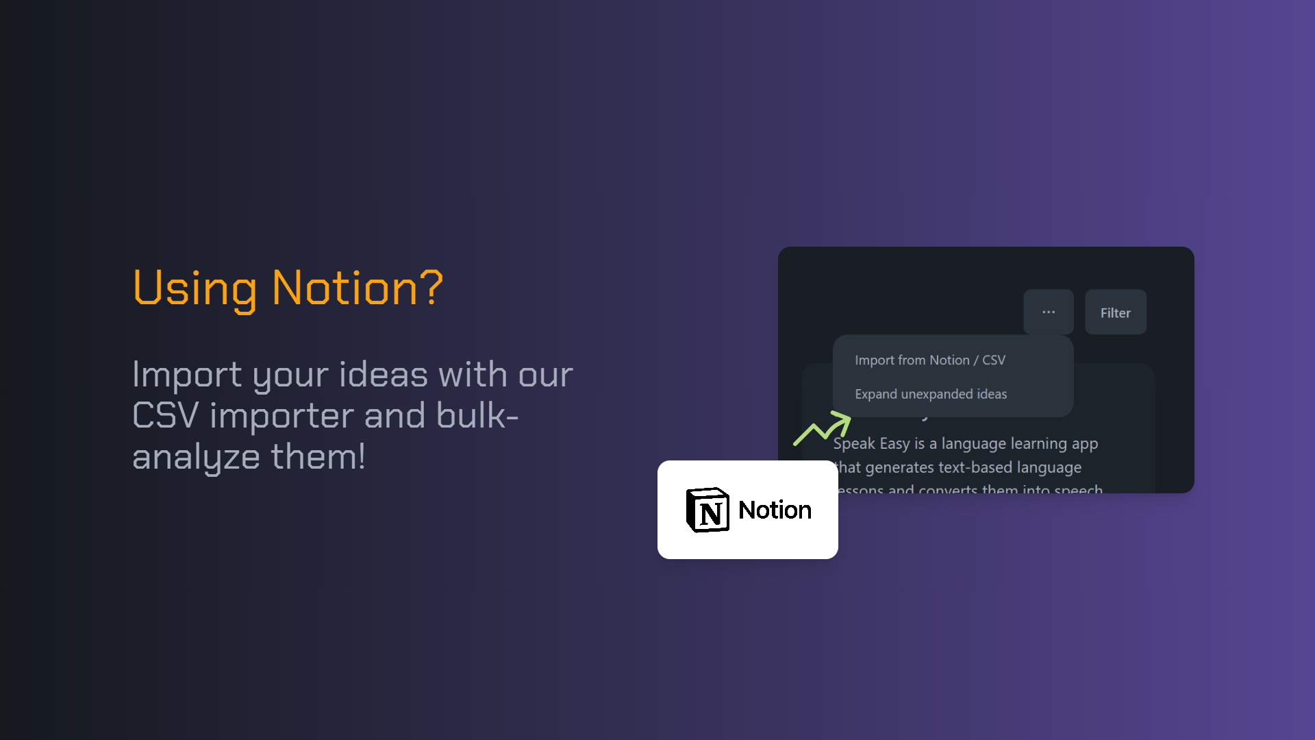 Ideate Pad Using Notion? Easily import your ideas